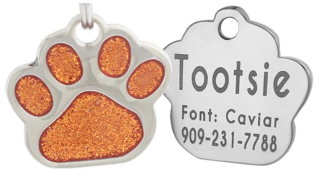 Personalized Pet ID Tag Dog Tag Cat Tag Custom Cat Tag Easy to Read Pet Tag free