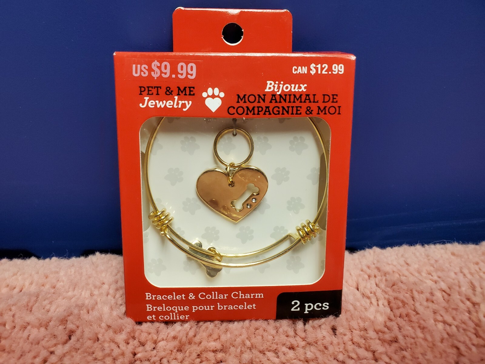 Horizon Group Pet And Me Jewelry Bracelet & Charm Set 2 Piece Set NIB