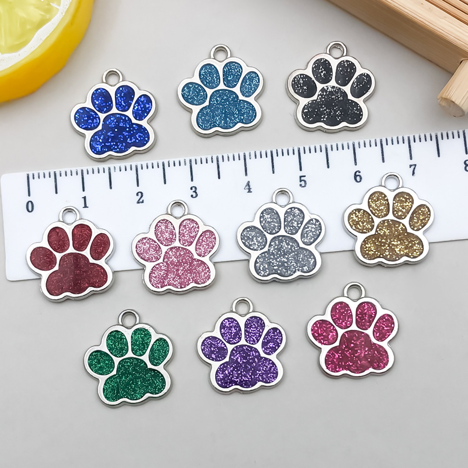 1x Small Dog Tag S Size Pet Puppy ID Nameplate Collar Charm Accessories Blank