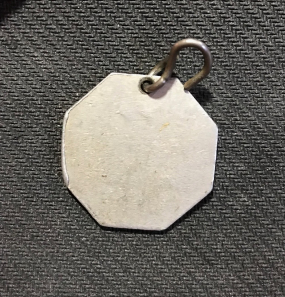 1962 Vintage Metal Dog tag license Canada Quebec City