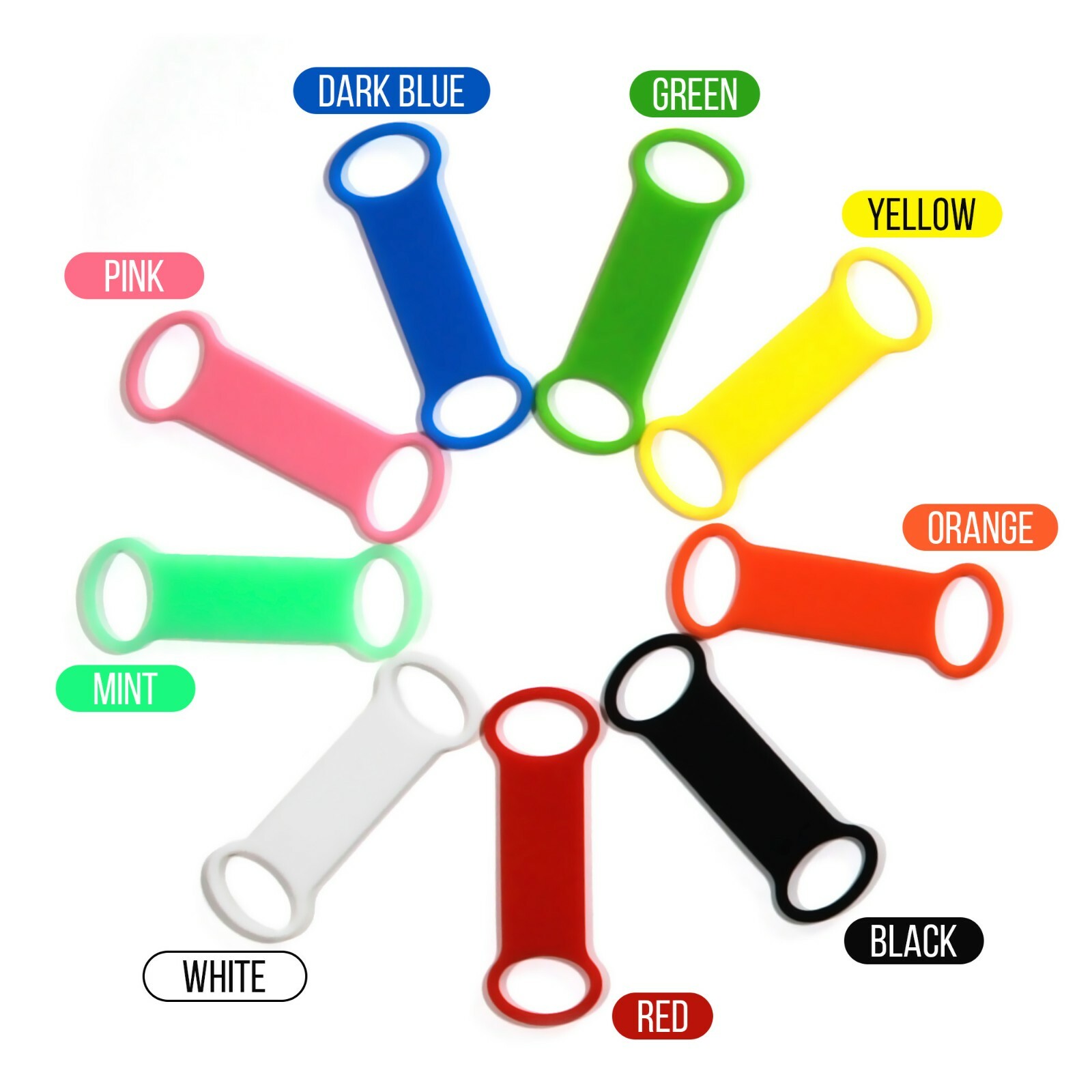Dog ID Tags Personalized Engraved Slide on No Noise Name Collar Tag for Pets Cat