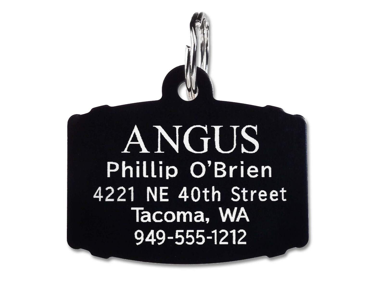 Pet ID Tags Custom Laser Engraved Unique Dog/Cat Aluminum Identification Tags