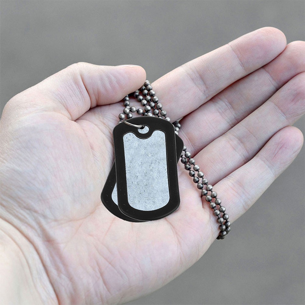 12 Pcs Dog Tag Silicone Silencers Reduce Noise Circle Protector Holder
