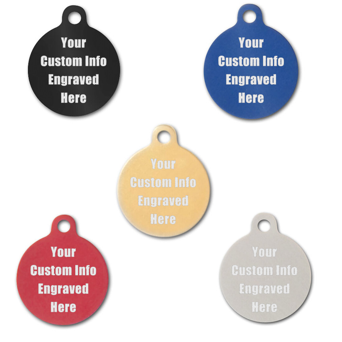 Vet Recommended Custom Personalize Engraved Bone Shaped Pet Dog Cat ID Tag NEW