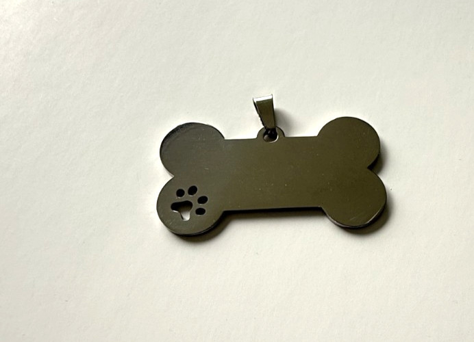 Los Angeles Baseball Dog Tag Handmade Stainless Steel Dog Collar Tag