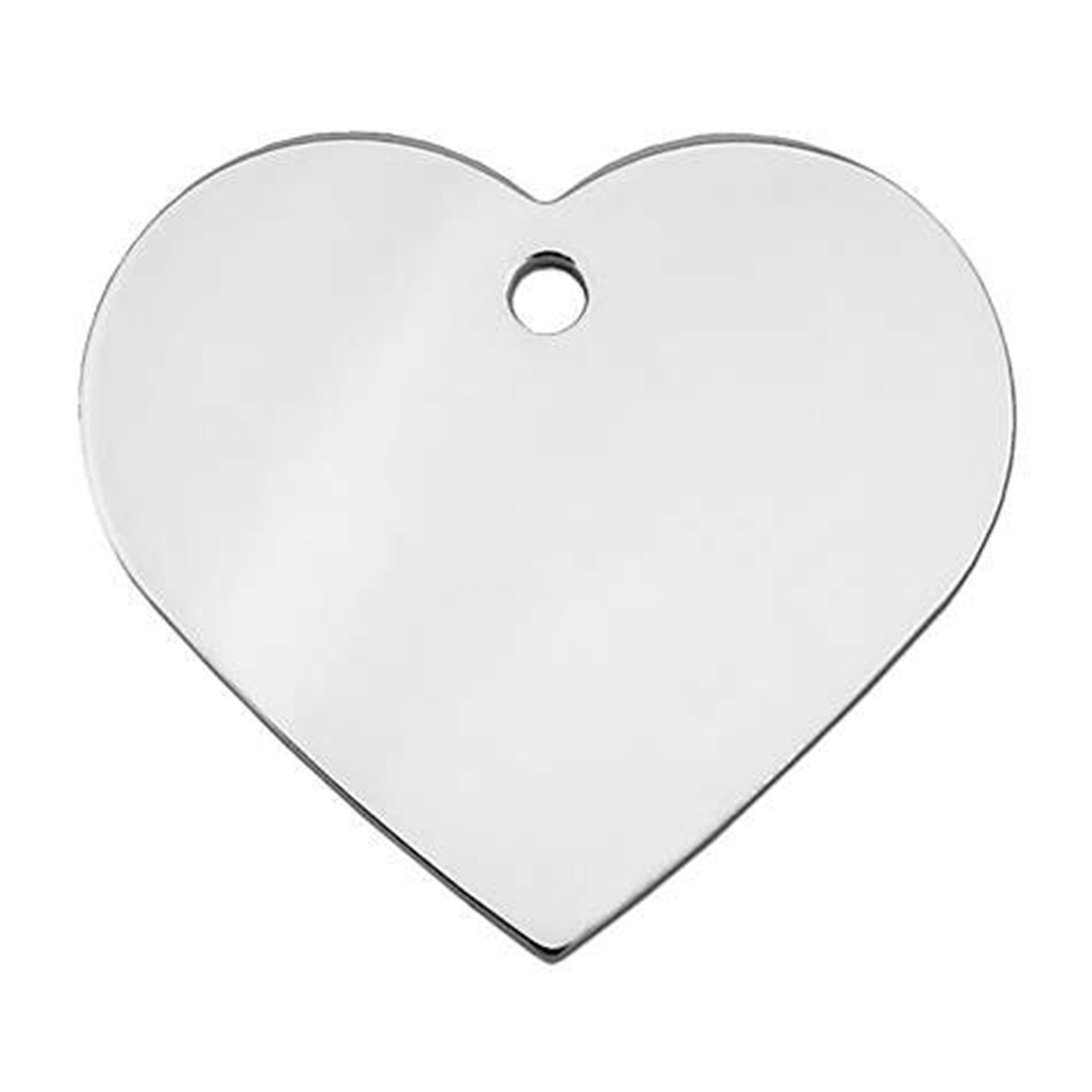 POLISHED CHROME CUSTOM ENGRAVED PET ID TAG Personalized for Cat or Dog