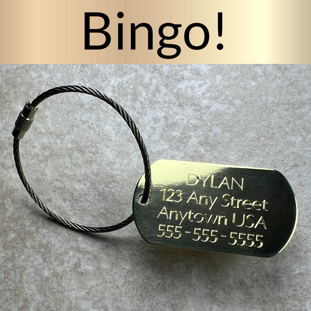 Custom Luggage Tags Baggage Tag Carry On Bag Travel ENGRAVED LUGGAGE TAG BRASS