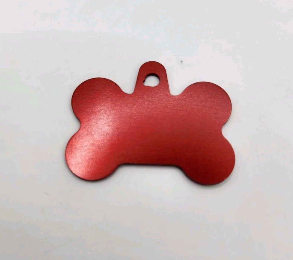 Dog Tag Works Custom Watermelon Bone Engravable New Pet Collar Charm Keychain