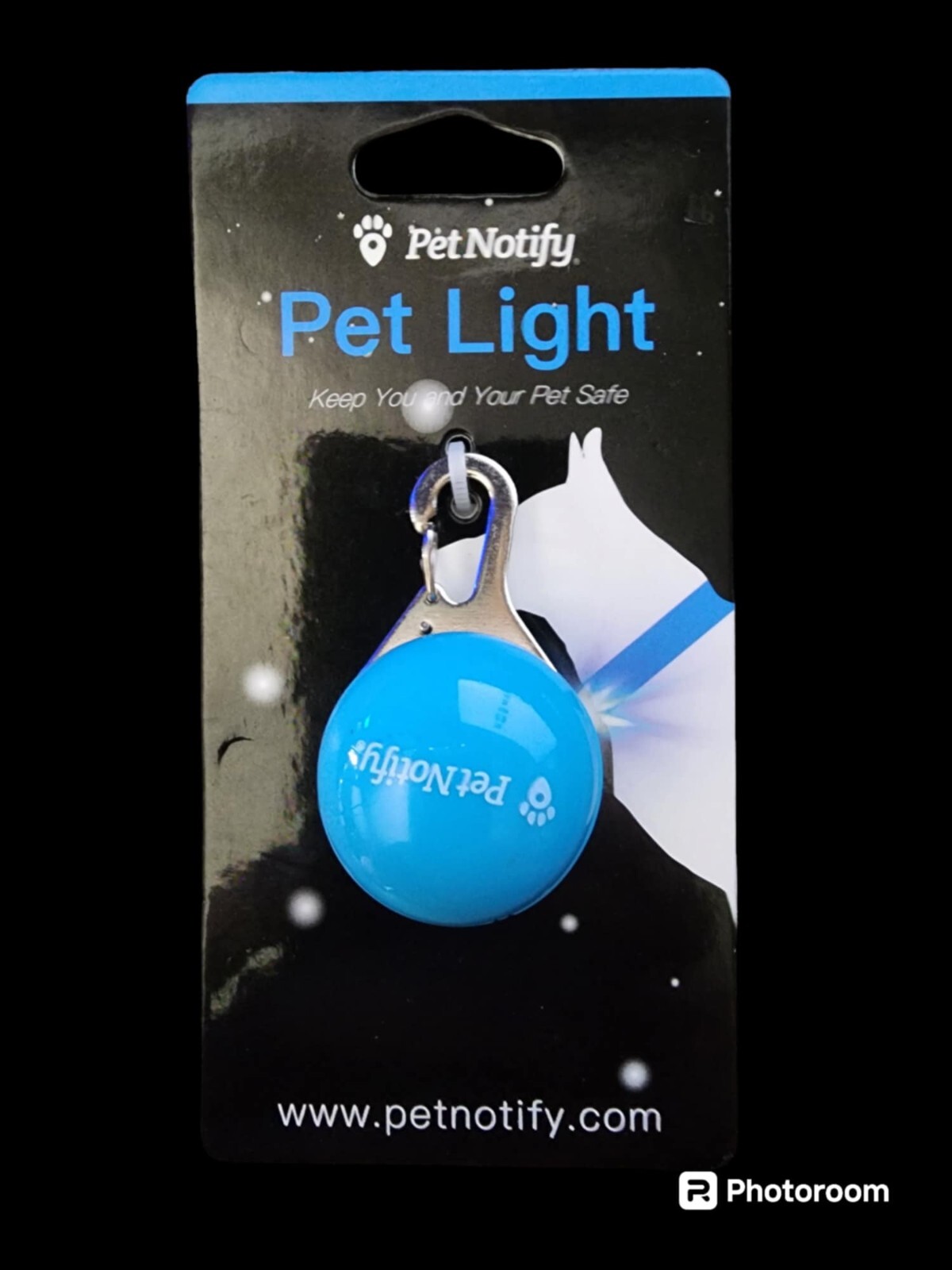 Pet Notify Collar Light Dog/Cat Leash Light Clip On Brand New!
