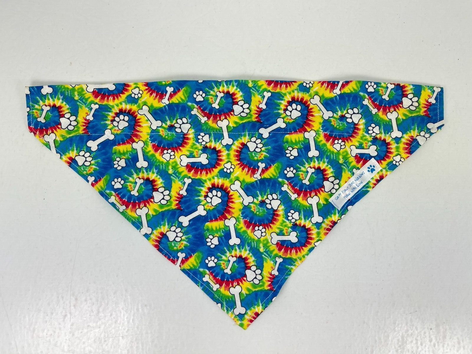 Small Dog Lover Gift Pack 3pc Tie Die Bandana Bum Sniffer Pet Charm Dog Mom Bag