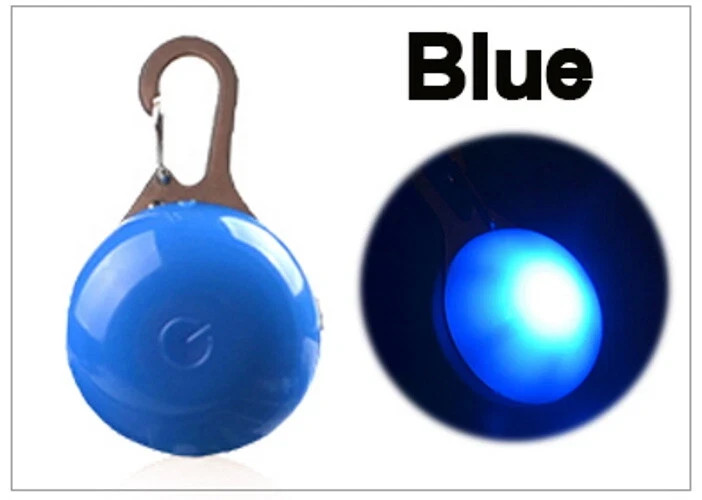 LED Flashing Clip On Pedant Night Light Pet Safety Dog Cat Collar – Choose