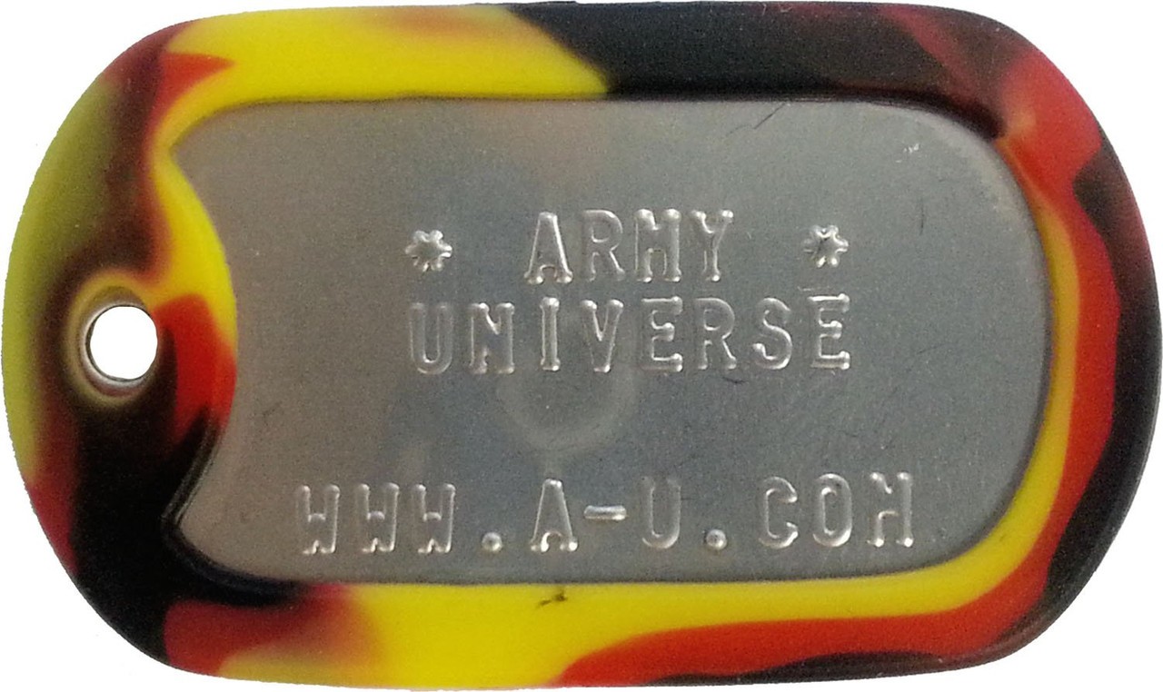 US Military Dog Tag Set ID Matte Metal ID Dog Tags Necklace Complete Set