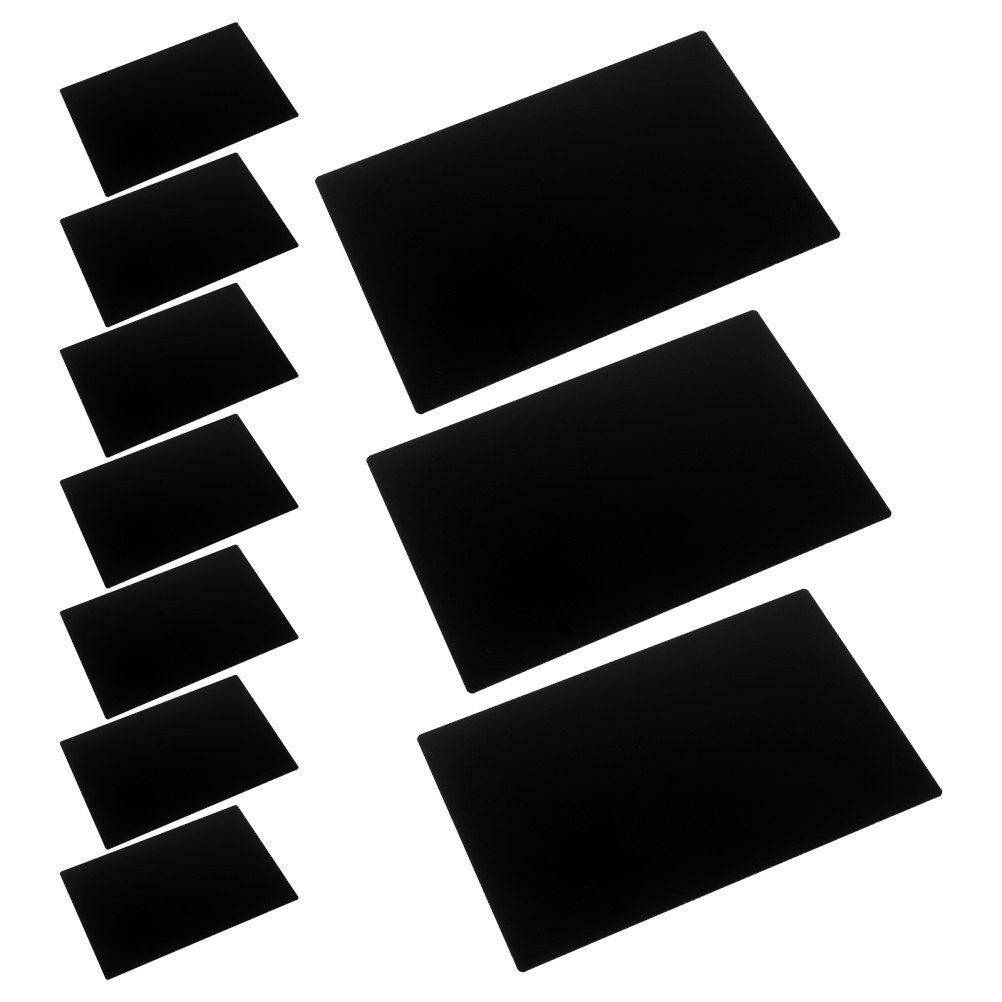 10 Pcs Stainless Steel Nameplate Metal Plates for Engraving Aluminum