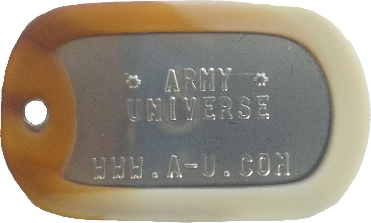 US Military Dog Tag Set ID Matte Metal ID Dog Tags Necklace Complete Set