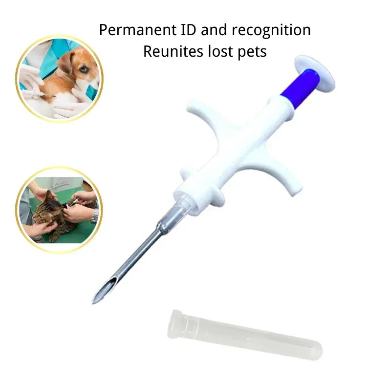 ISO 11785 Microchip – 3-Size Preloaded Injectors for Exotic Pets & Birds