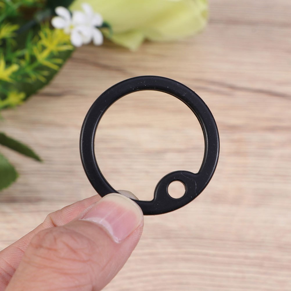 10 Pcs Dog Id Tag Hoop Silicone Accessories for Small