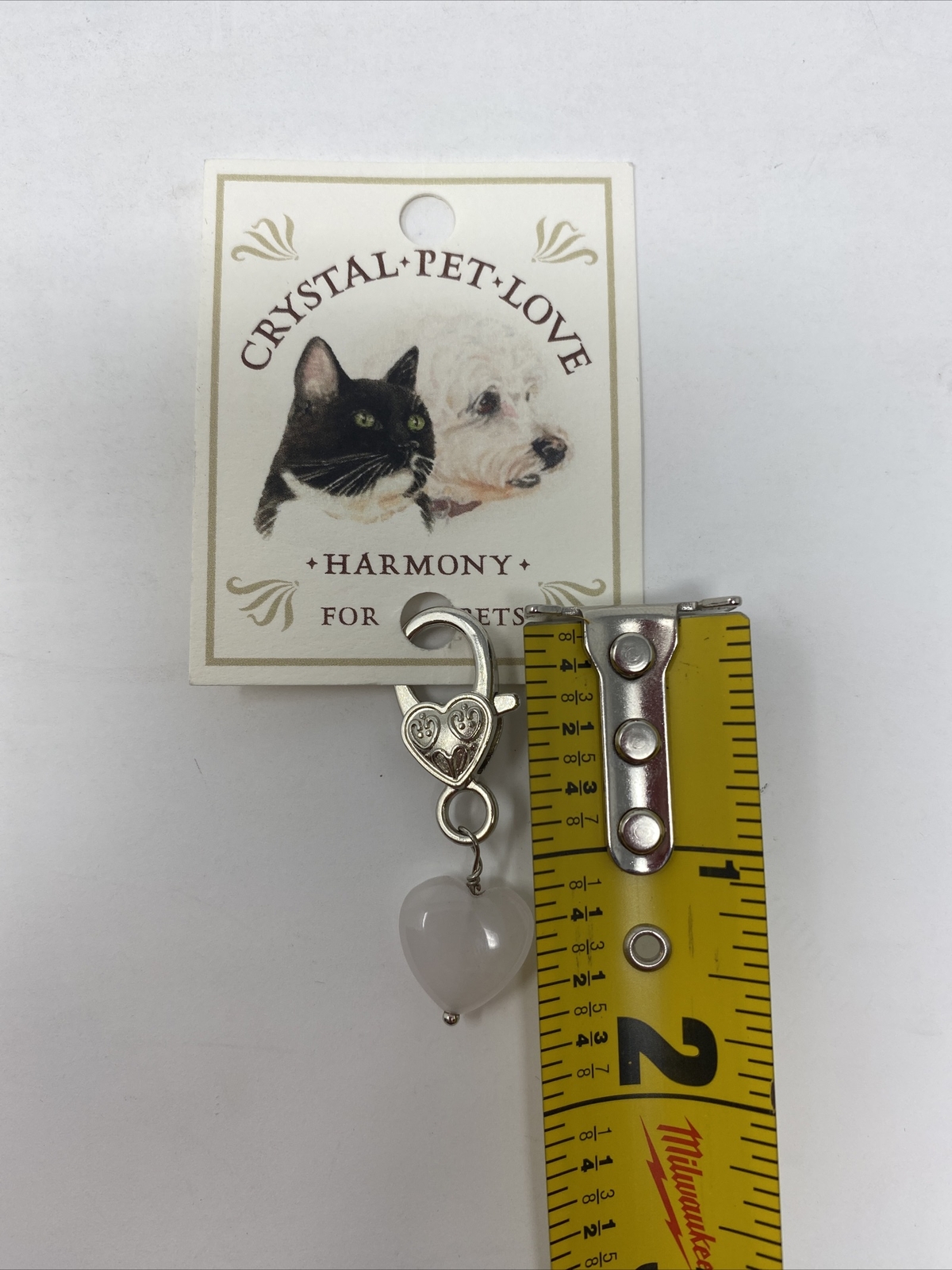 Crystal Pet Love Harmony For Pets Rose Quartz Made In USA