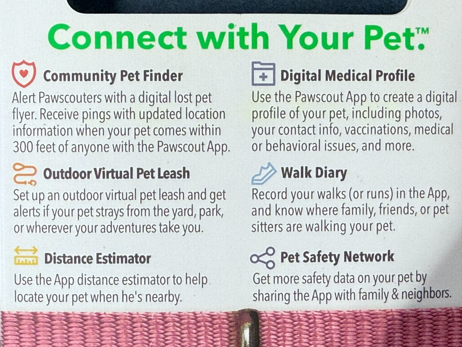 (QTY 2) Pawscout Bluetooth Community Pet Finder Tags w/ Walk Diary, Cats or Dogs