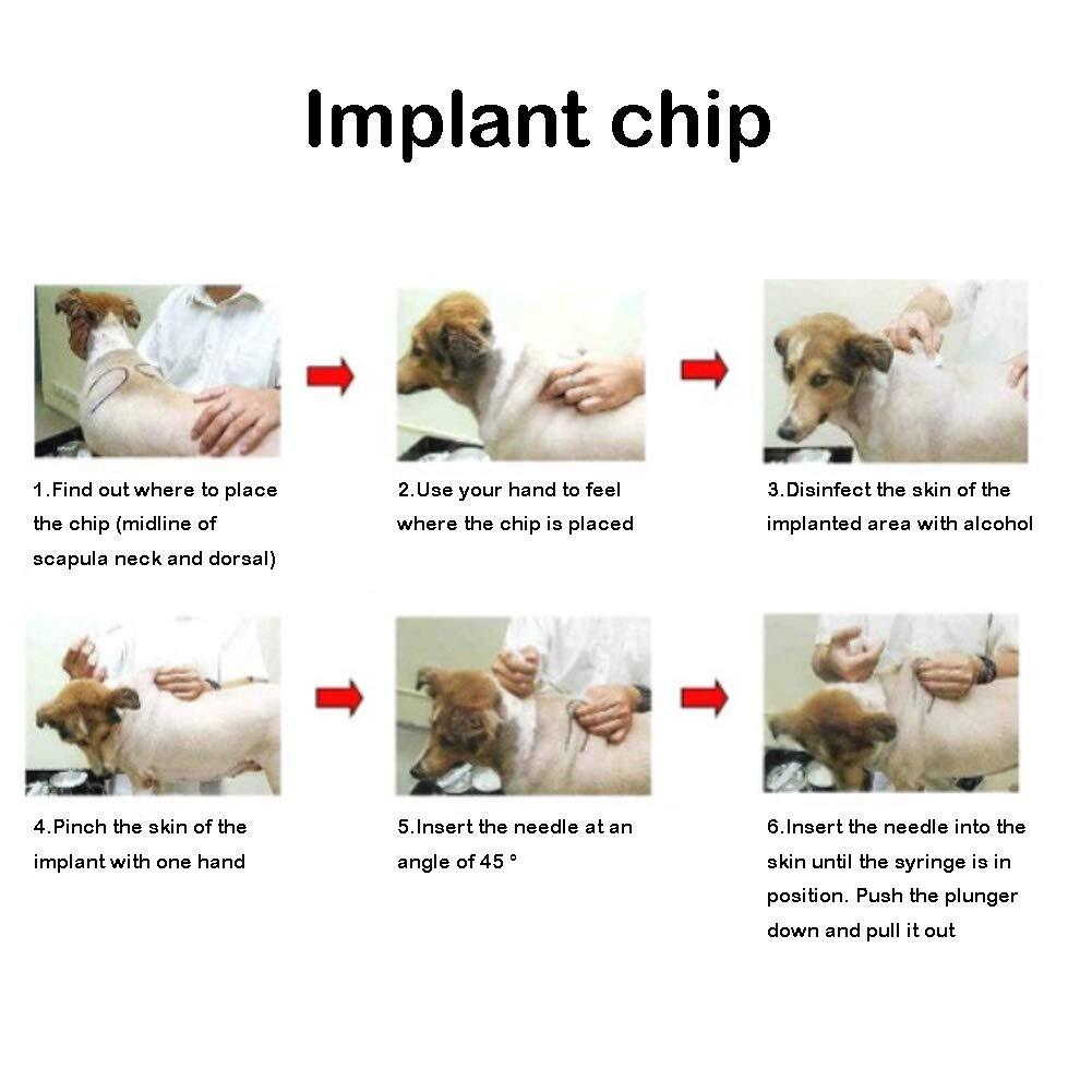 Universal Pet Microchip 20 Pack 2.12x12mm ISO11784/11785/FDX-B Dog Cat