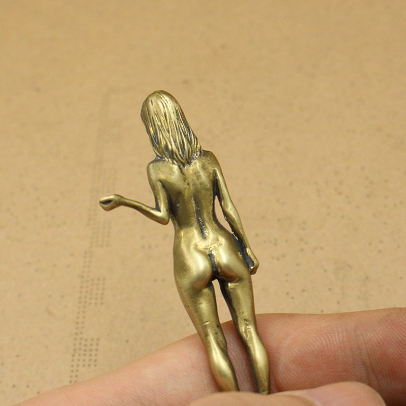 Brass Beauty Copper Ornaments Antique Hand Grips Bare Hand Model Plaything