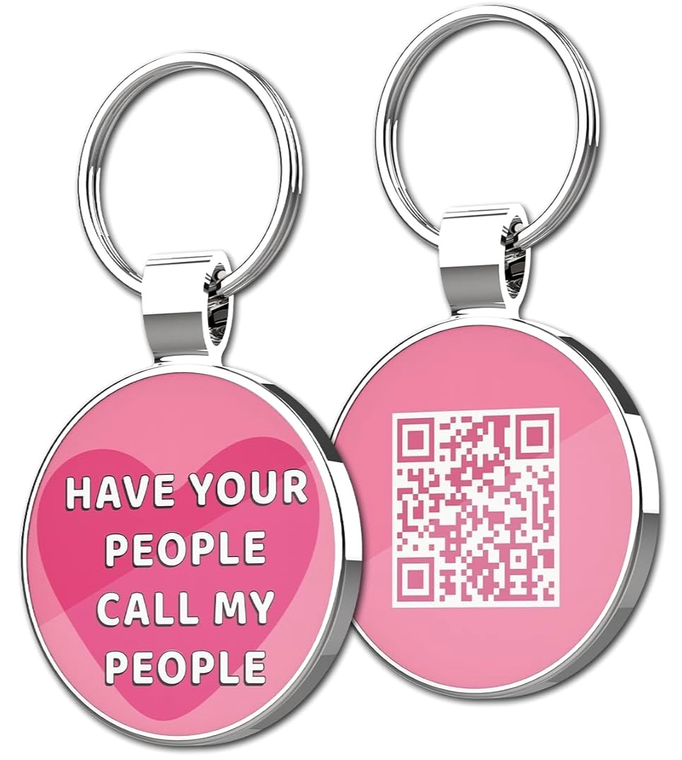 QR Code Pet ID Dog and Cat Collar Tag Online Profile Instant Alert Email NEW