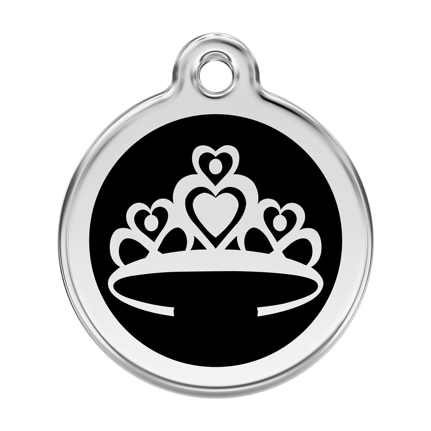 Red Dingo Dog Cat ID Pet Tag Engraved Free Shipping Crown – 11 Colors-Life Guar