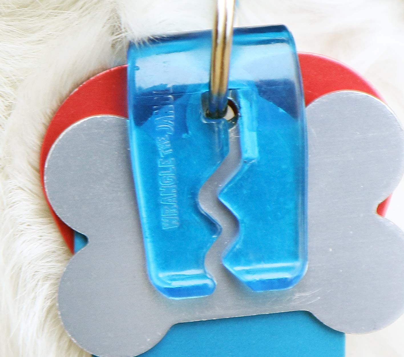 Pet Tag Silencer With Tag Ring