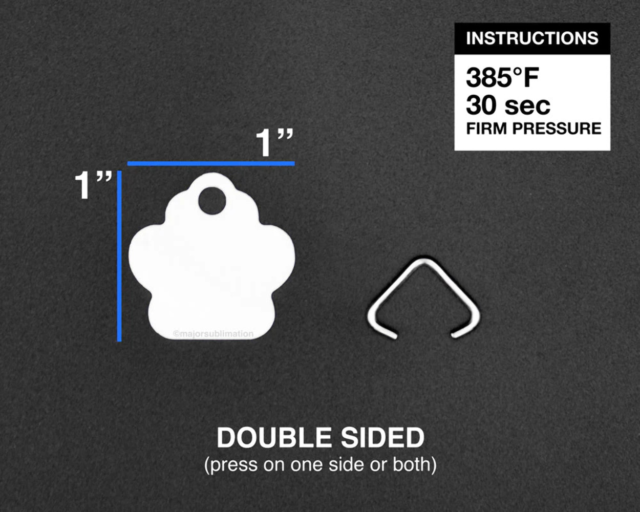 Pet ID Tag Sublimation Blanks