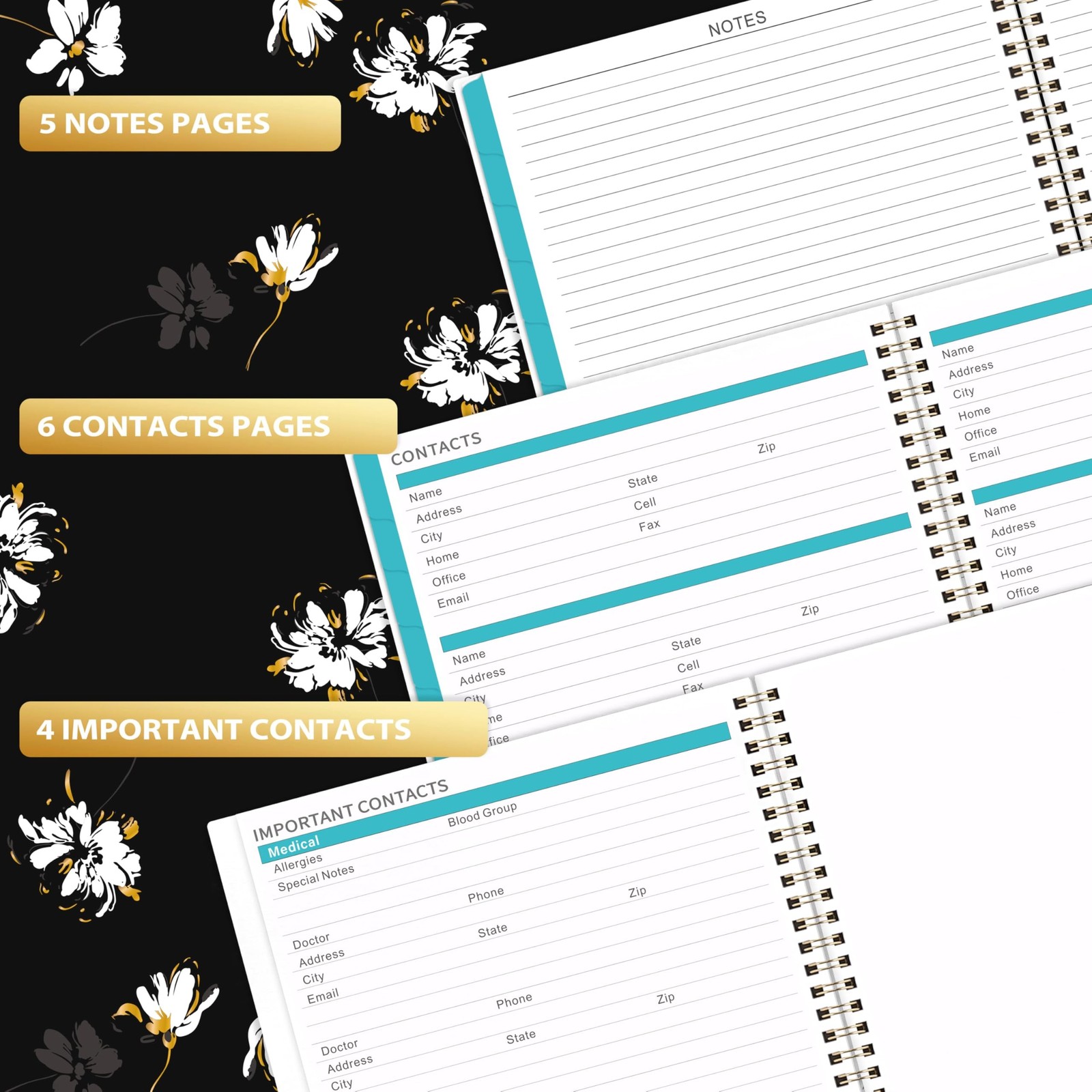 2025-2026 Monthly Planner – 18 Month Planner 2025-2026 from Jul. 2025 – Dec. …