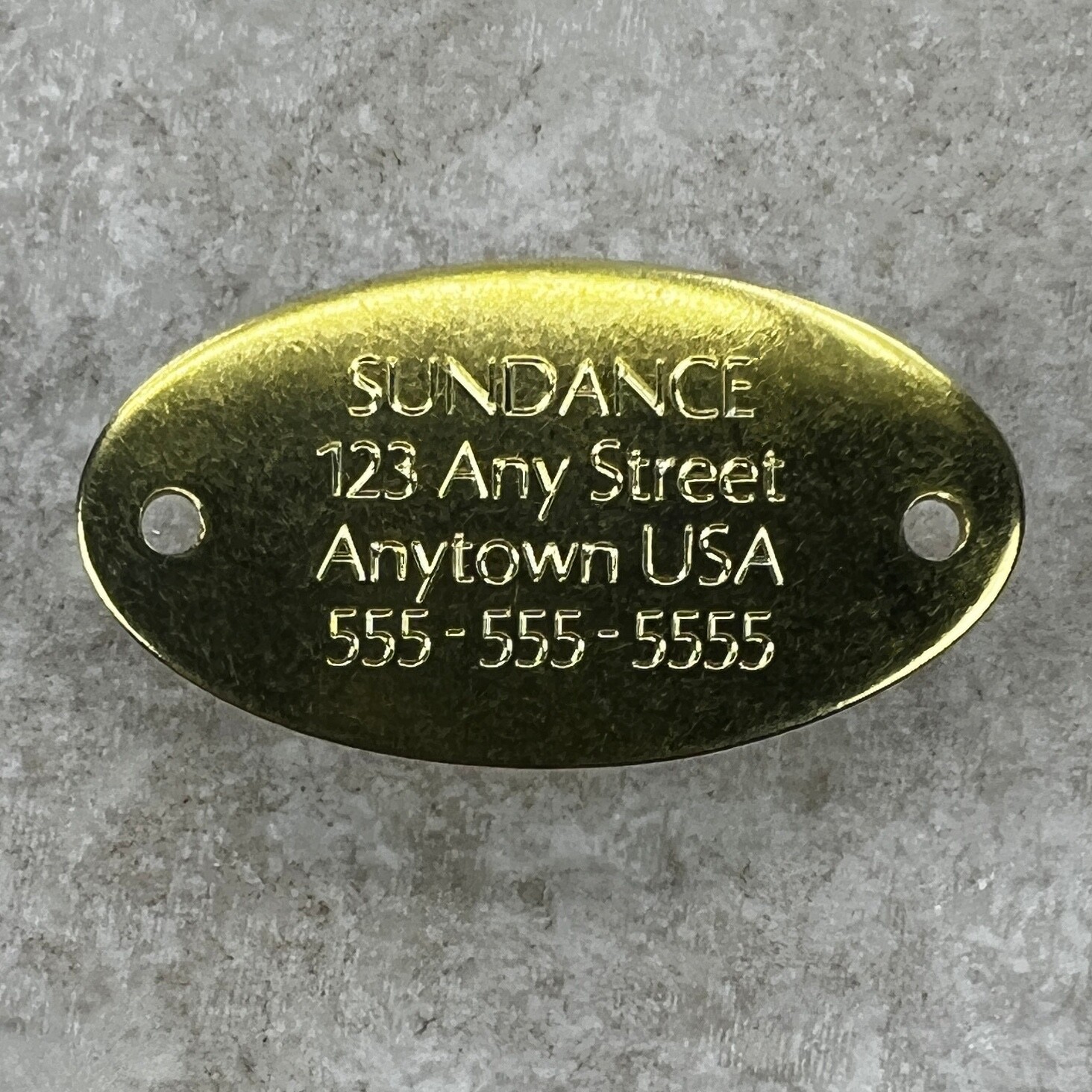 Custom Engraved Tags Personalized NAME PLATE Tags NAME PLATE BRASS RUSTIC OVAL