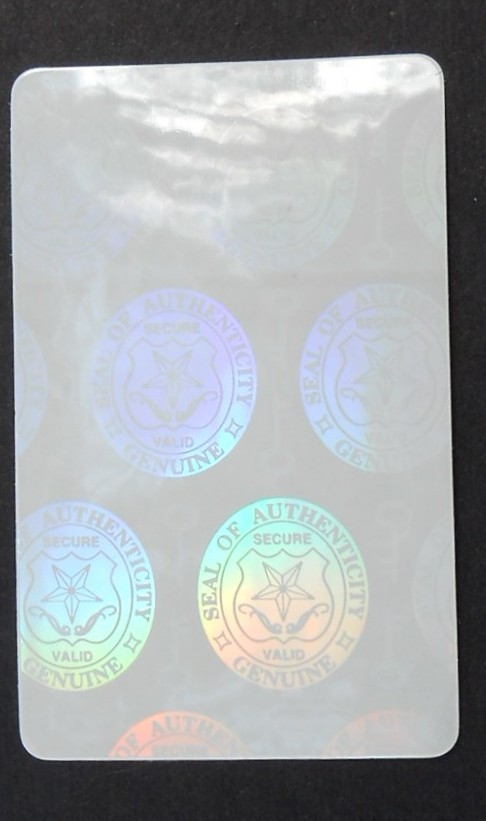 HOLOGRAPHIC PTSD SERVICE DOG ID CARD ASSISTANCE ANIMAL ID BADGE ADA TAG 1 PTSD H