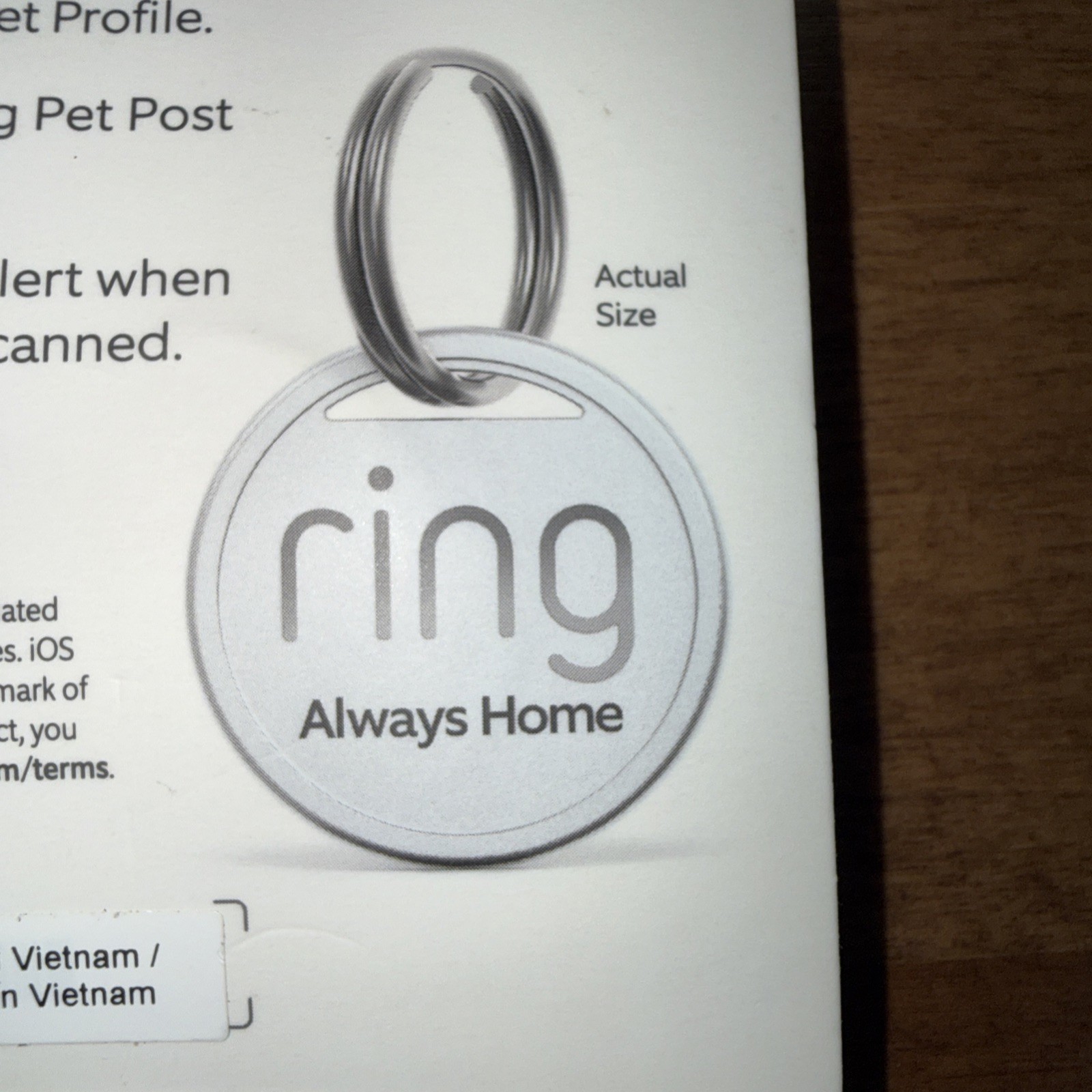 Ring Pet Tag, Easy-to-use tag with QR code, Real-time scan alerts, NIB