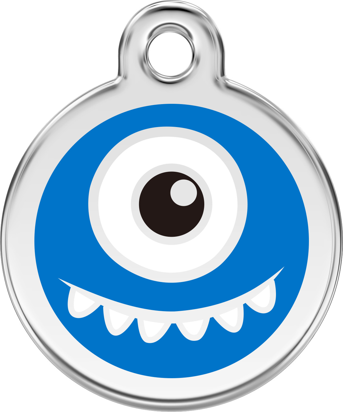 Stainless Steel Red Dingo Monster ID Collar Charm Dog Tag Pink Green Blue