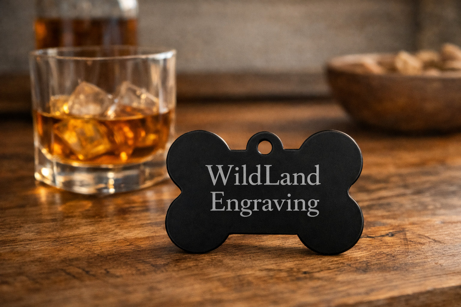Custom Engraved Dog Tag_Personalized Pet ID_Deep Laser Engraving_Multiple Colors