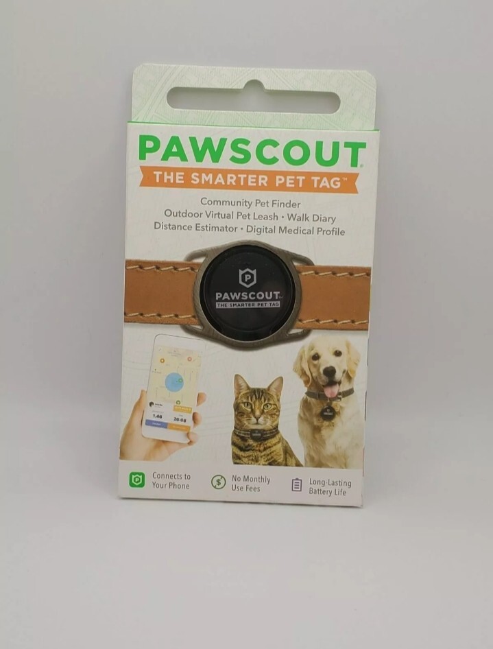 Pawscout The Smarter Pet Tag Community Pet Finder Connects To Your Phone NEW