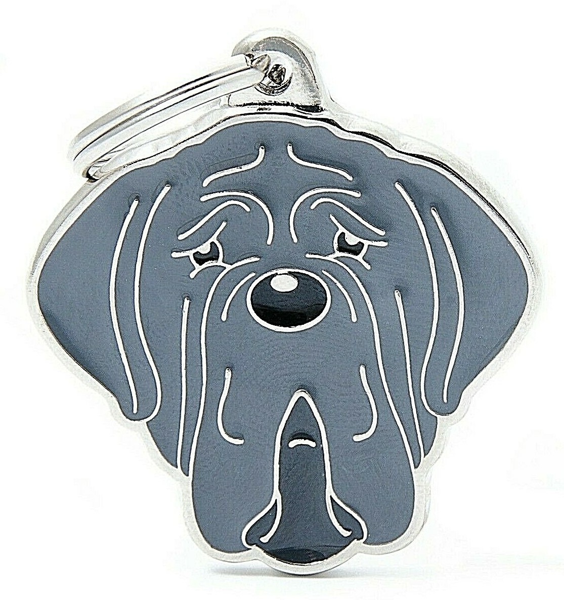 Neopolitan Mastiff Dog ID Tag (51) – Engraved FREE – Personalised – Keyring