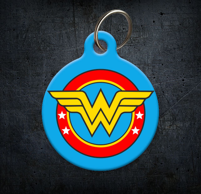 Wonder Women – Pet ID Tag – Custom Personalized