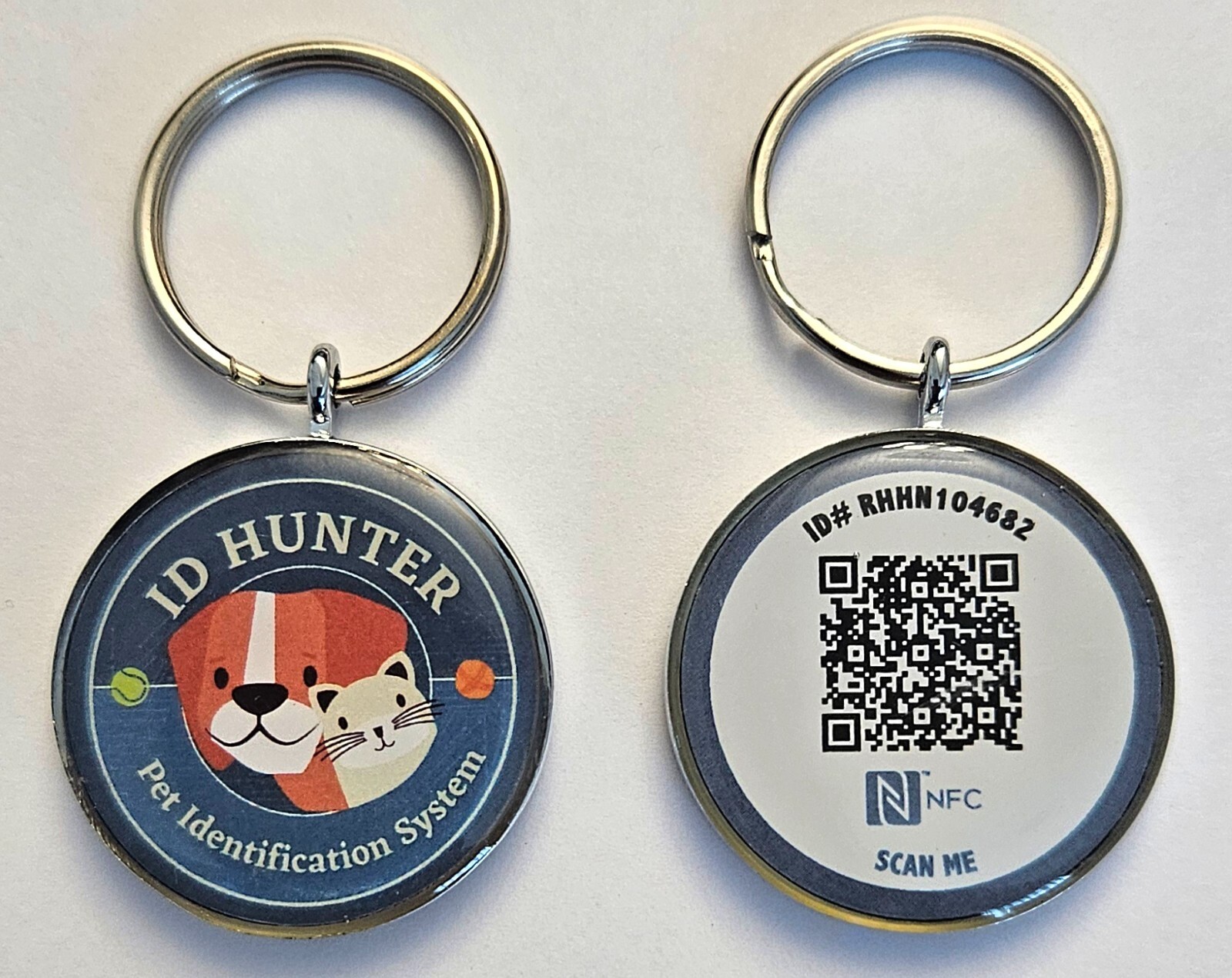 Pet ID Smart Tag Spotty Microchip NFC QR App find lost animal VET device