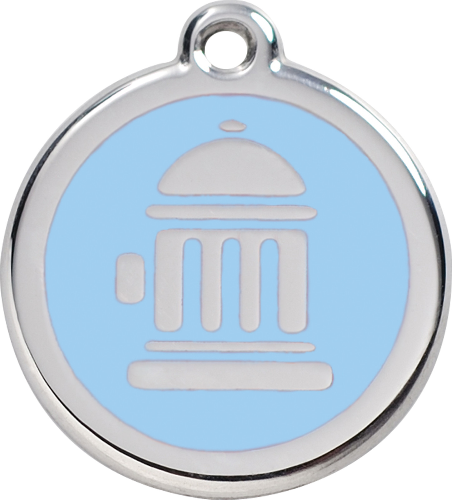 Steel Red Dingo Hydrant ID Dog Tag Black Purple Blue Green Yellow Red Pink