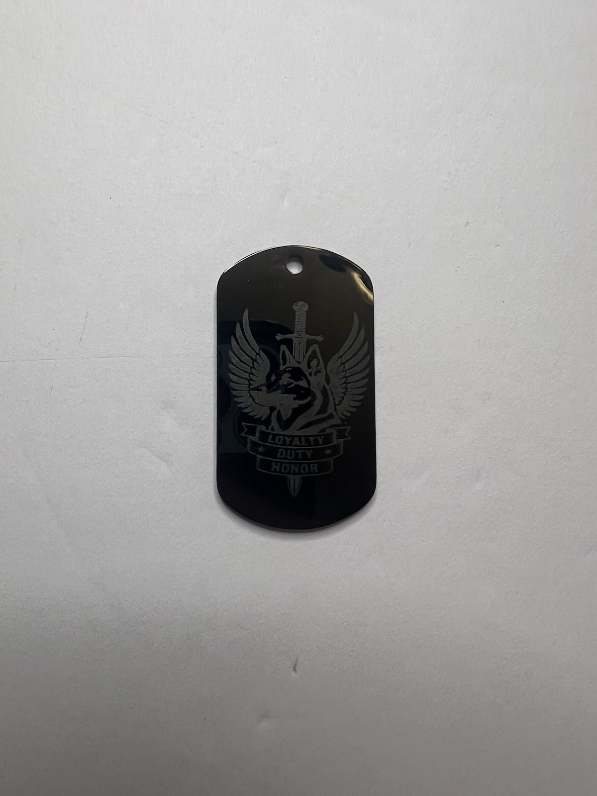 Custom Engraved Military Tags Personalized Name ID Necklace Gift Stainless Steel