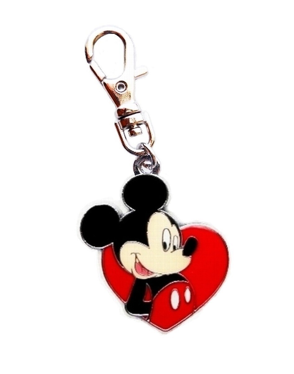 MICKEY MOUSE CHARM DOG CAT COLLAR JEWELRY / ZIPPER PULL FOR PURSE BACKPACK ETC