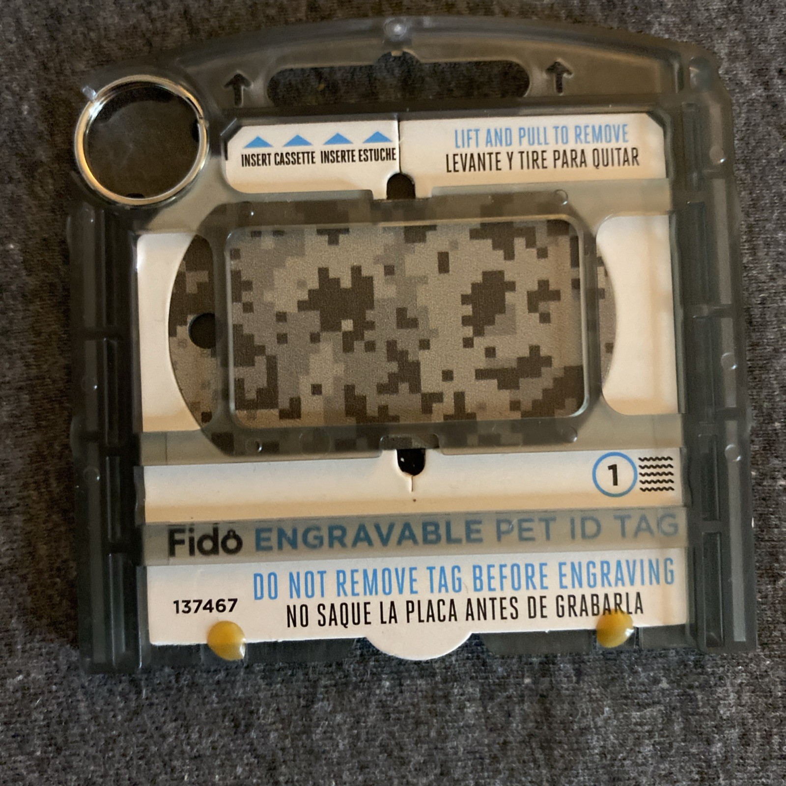 Fido Engrave Pet ID Tag Camo Dog Tag