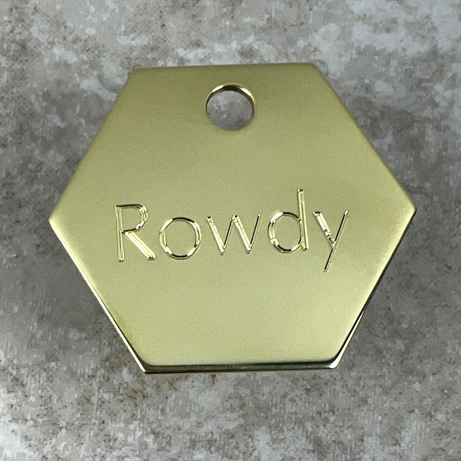 Custom Engraved Dog Tags Personalized Dog Collar Pet Tag Engraved BRASS BUSY BEE