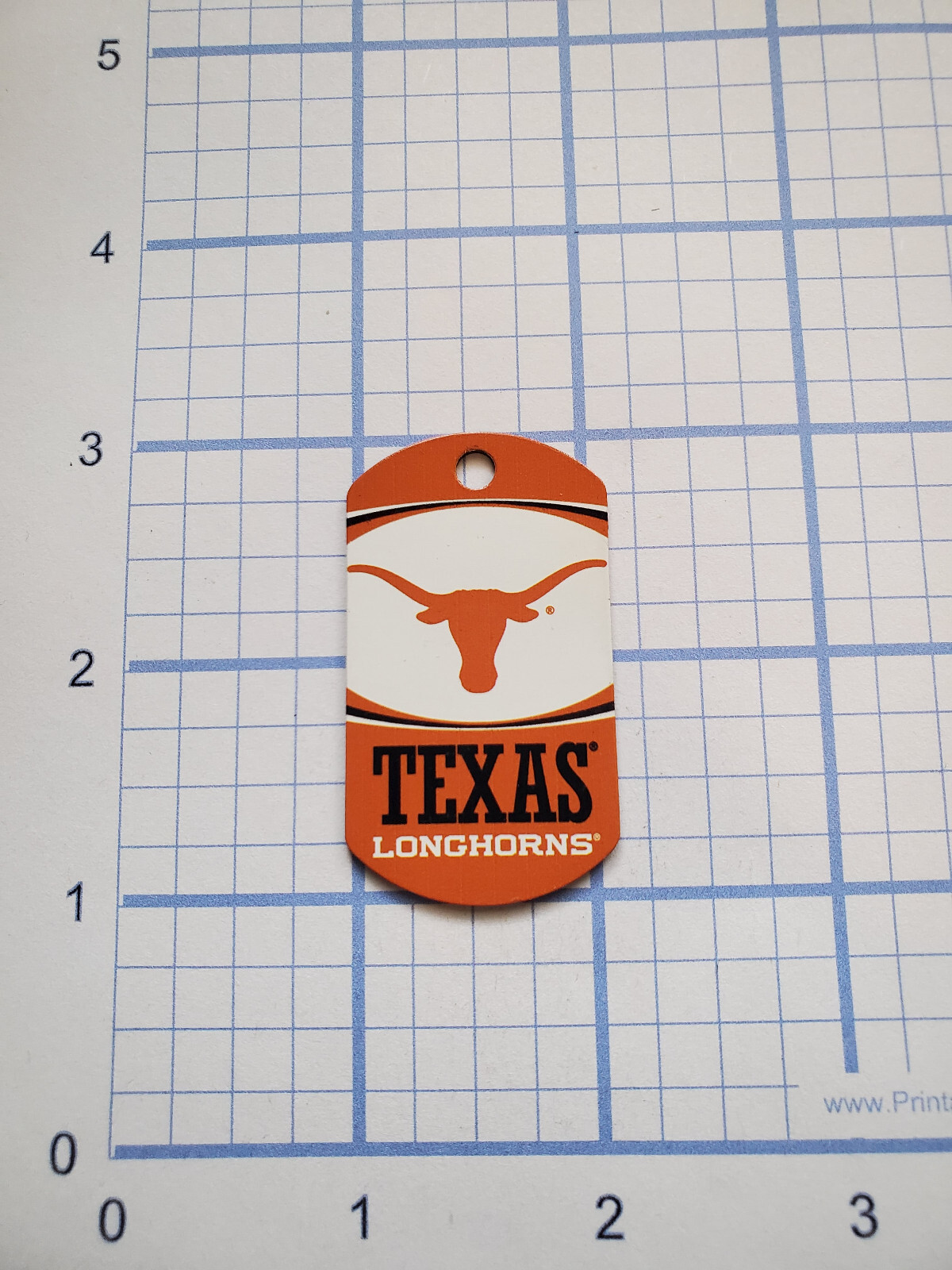 Custom Engraved NCAA College Dog Tag – Necklace – Keychain – Luggage – Pet Tag
