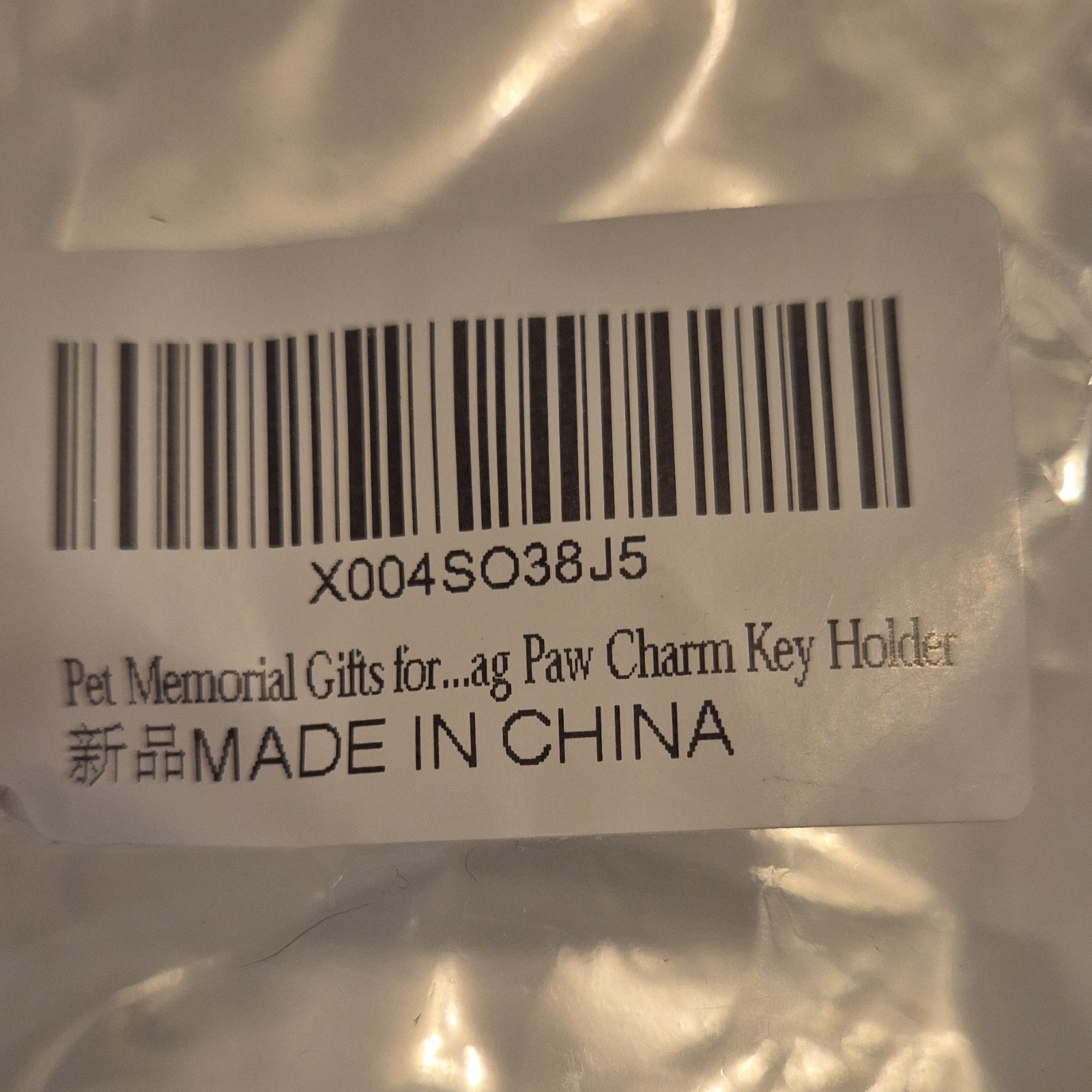 pet memorial gifts, cat and dog fur holder keychairs, pack of 5