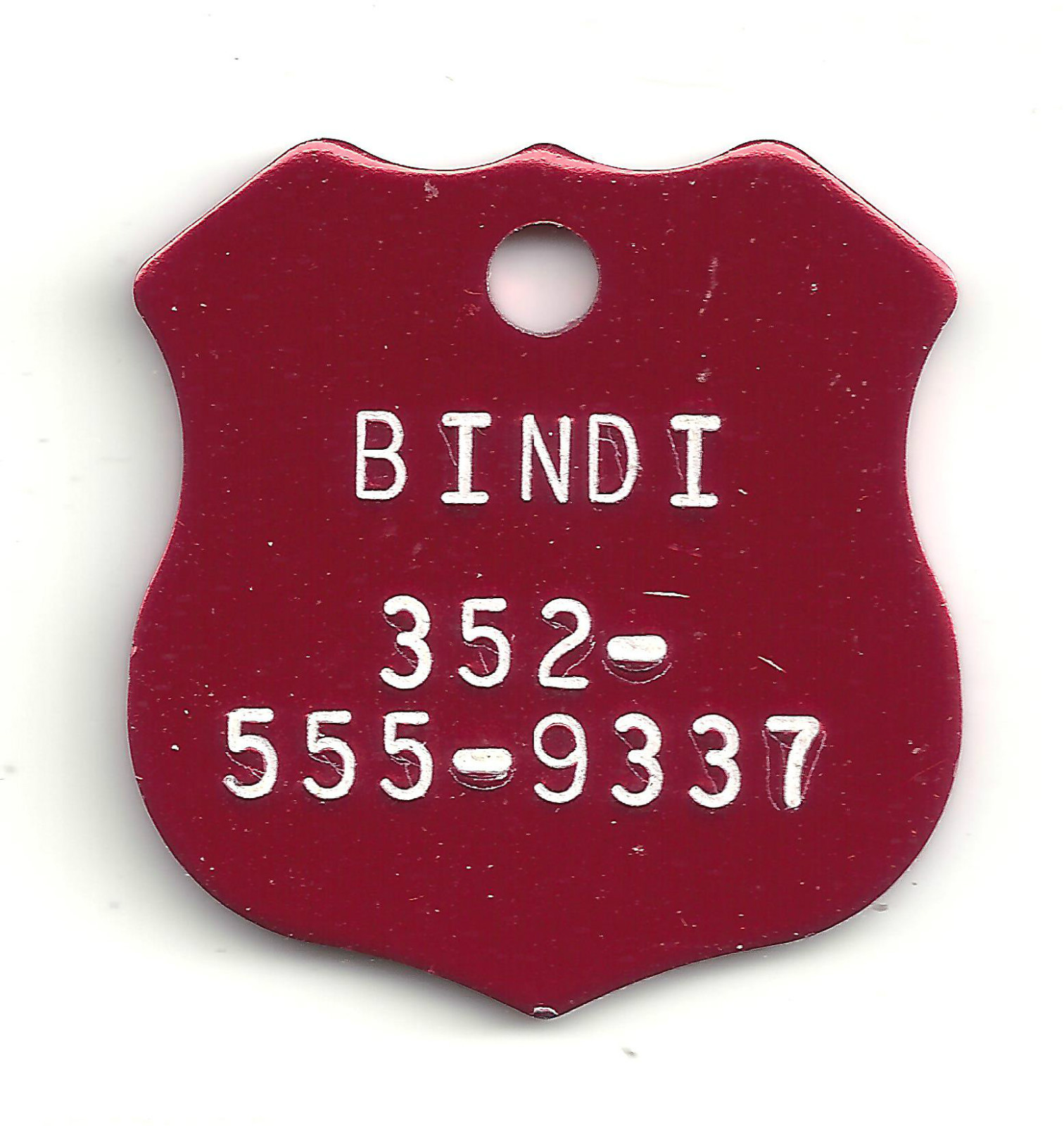 Small Badge Police Law K-9 Cop Sheriff Dog Pet ID Tag