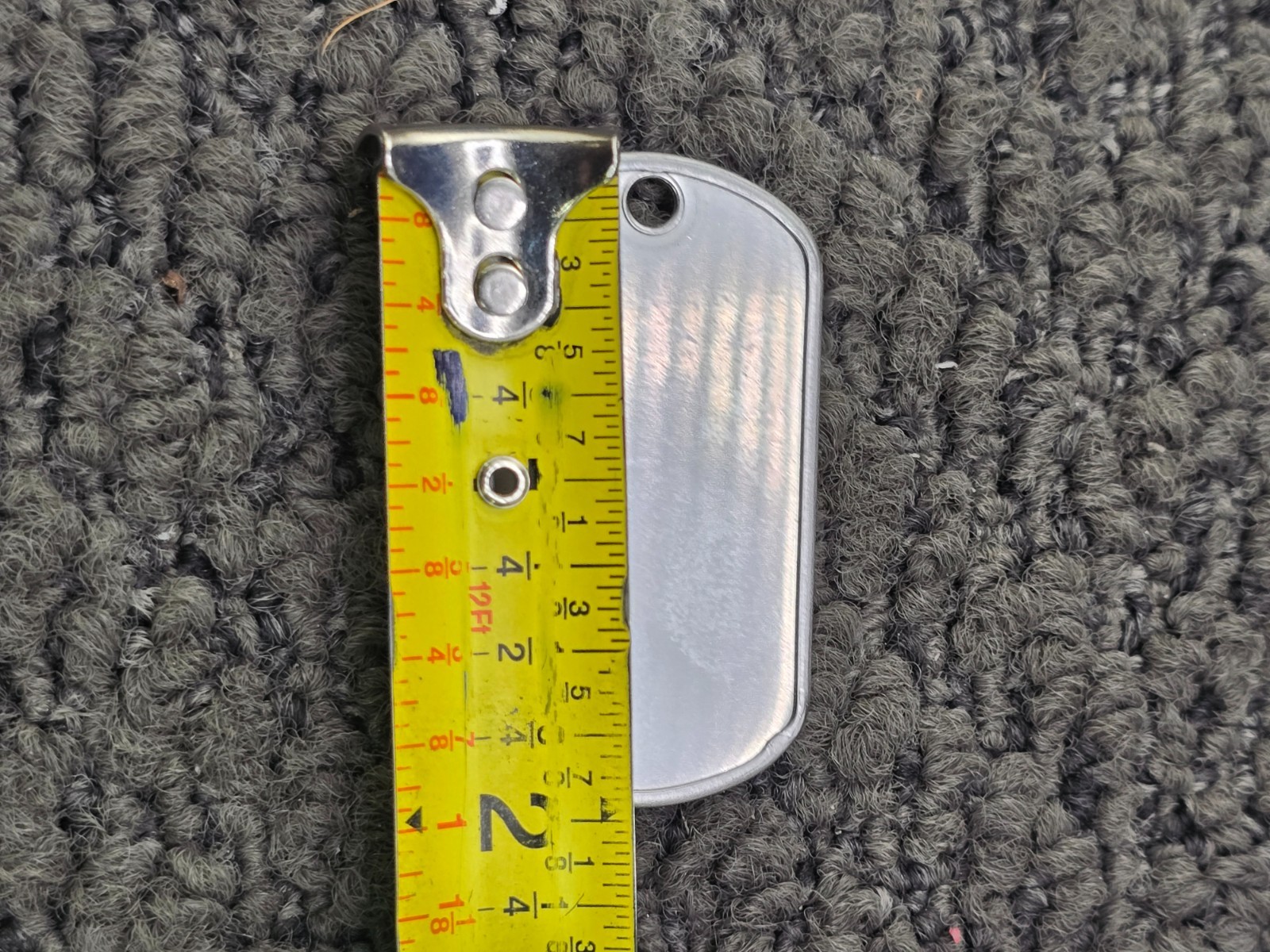 (QTY 200) Military Spec Stainless Steel Shiny Dog Tags Blank 2″ x 1-1/8″