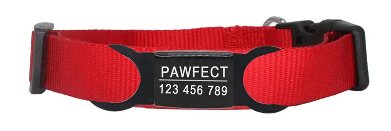 Personalised Pet ID Name Tags For Collar Customised Dog Cat Stainless Engraved