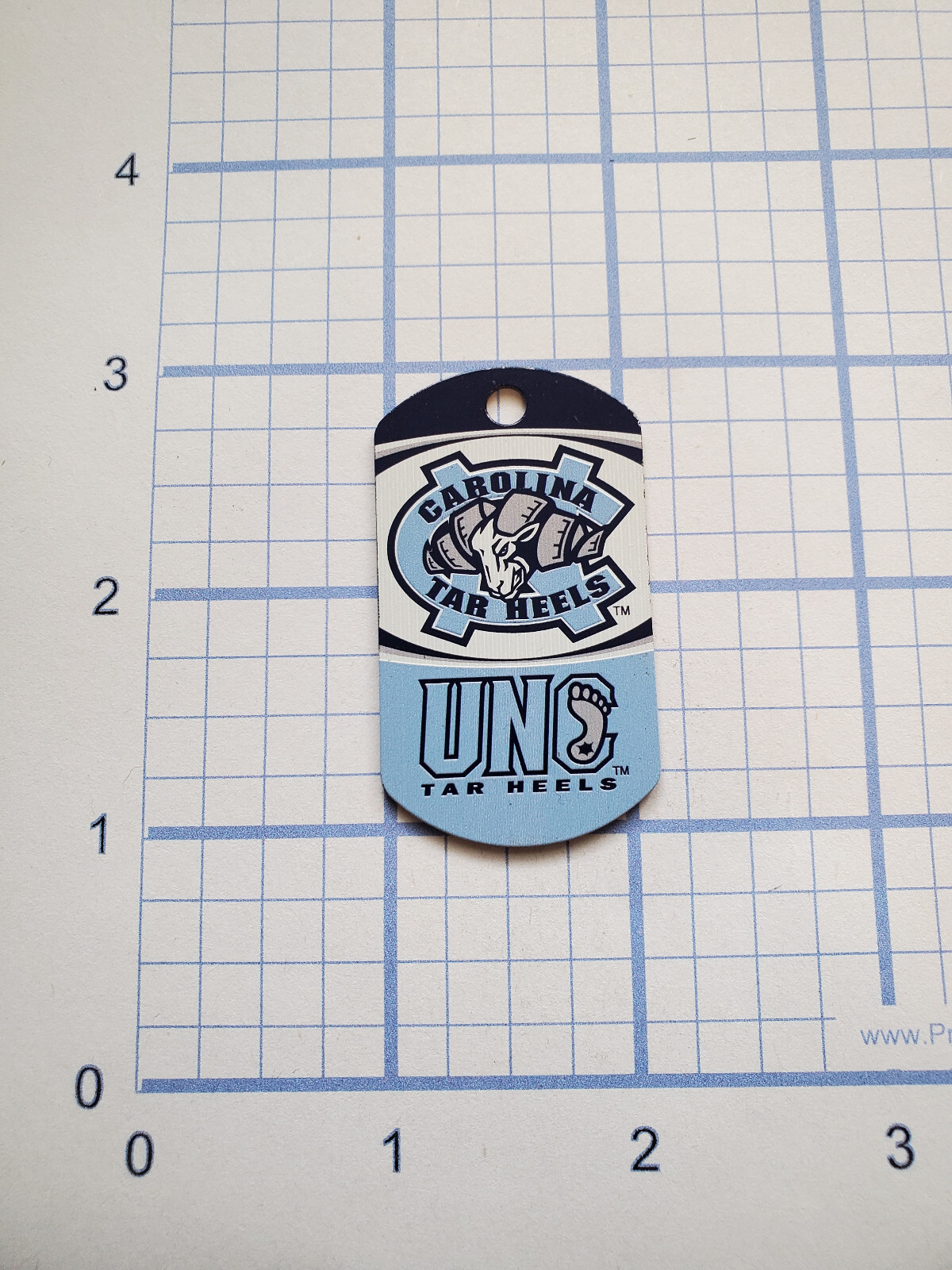 Custom Engraved NCAA College Dog Tag – Necklace – Keychain – Luggage – Pet Tag