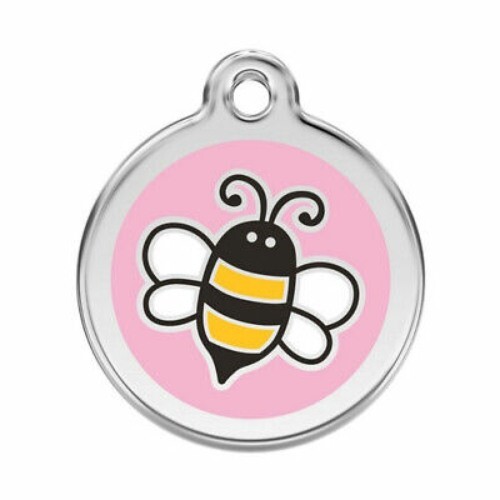 Bumble Bee Dog Cat Pet ID Tag Charm Personalized – Red Dingo Lifetime Guarantee